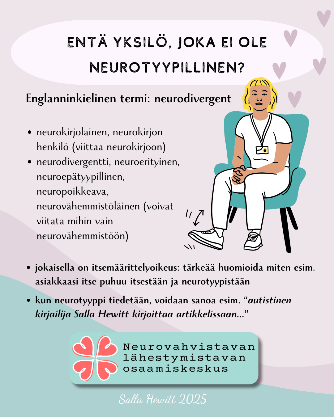 Entä yksilö, joka ei ole neurotyypillinen?